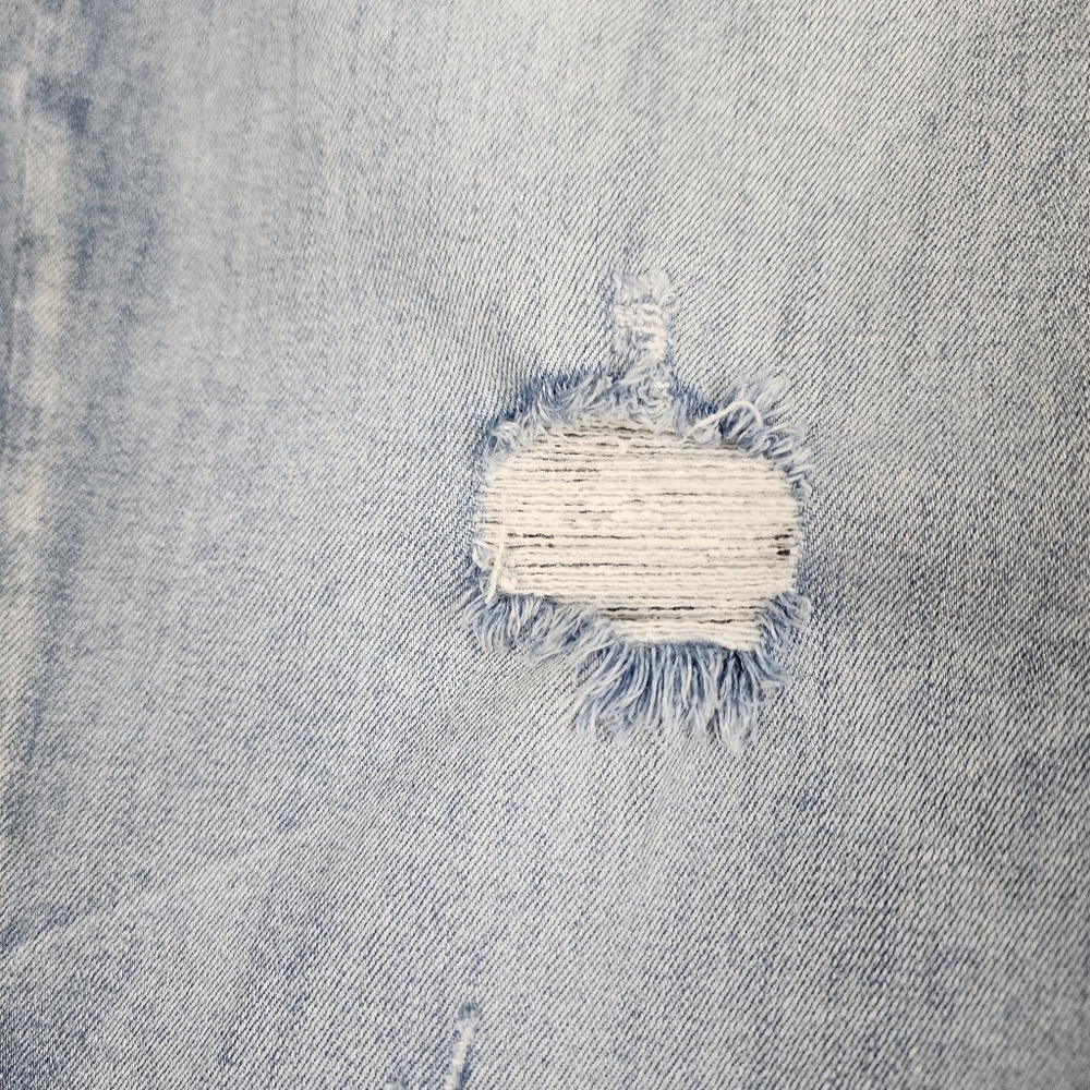 Pilcro Anthropologie Ankle Jeans Light Blue Distressed Denim Size 22W - Picture 13 of 16